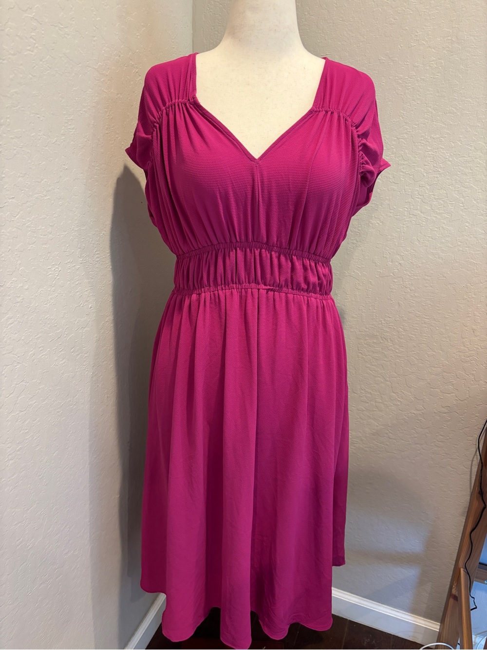 London Times Magenta Wedding Guest Dress